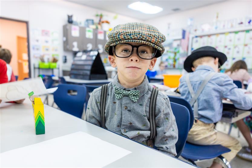 Jordan Elementary students celebrate the 100th day of school
